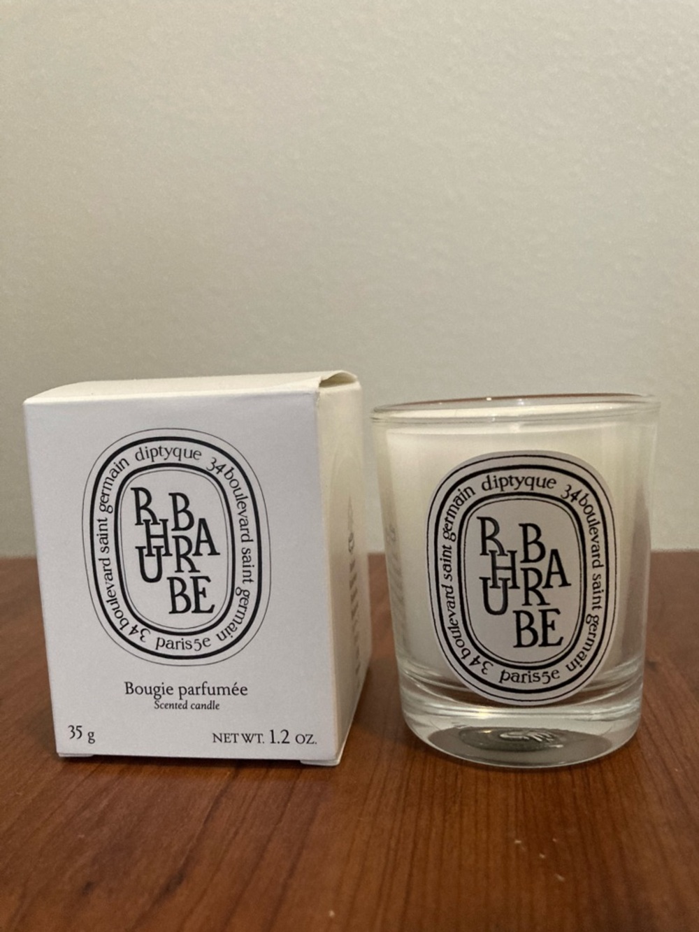 Diptyque - Rhubarbe candle